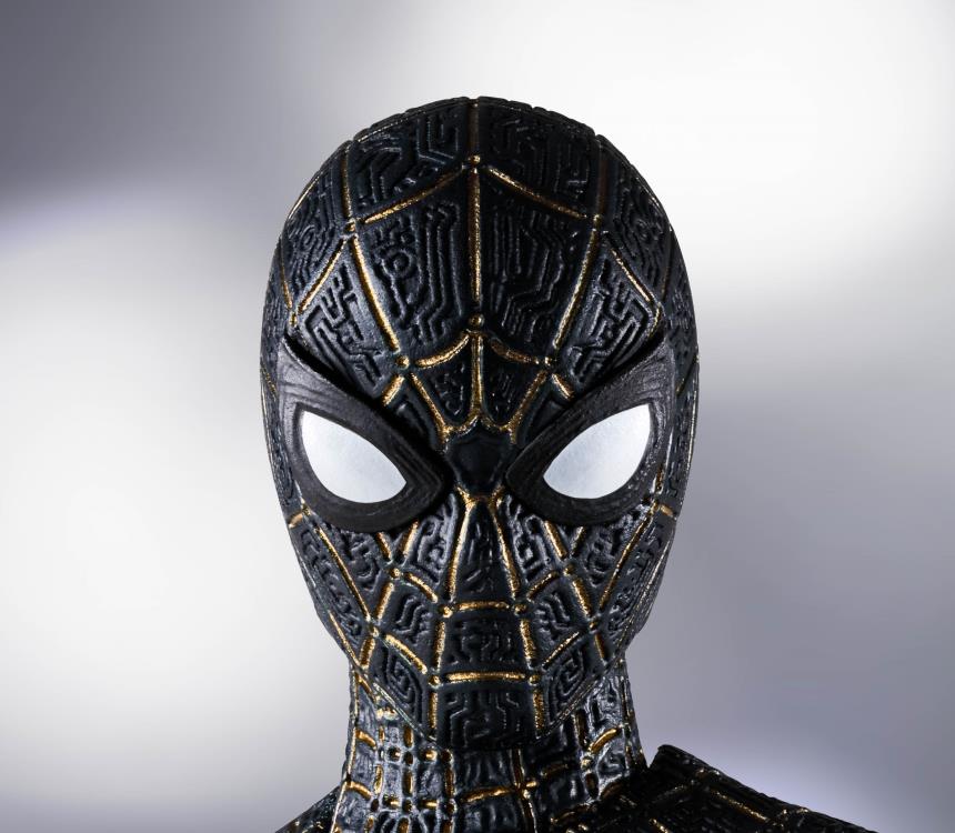 Spider-Man: No Way Home Spider-Man Black and Gold Suit S.H.Figuarts Action Figure