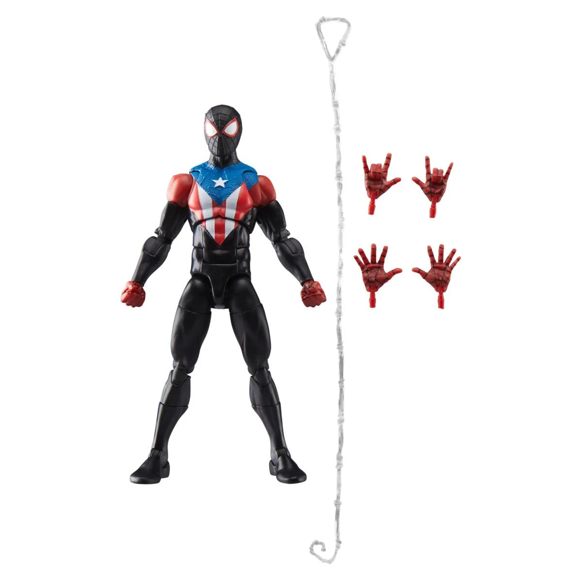 (PREVENTA) Spider-Man Marvel Legends Series Gamerverse Miles Morales Boricua Suit 6-Inch Action Figure