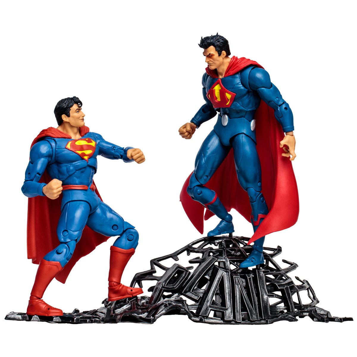 DC Superman vs. Superman of Earth-3 with Atomica 7-Inch Scale Action Figure 2-Pack