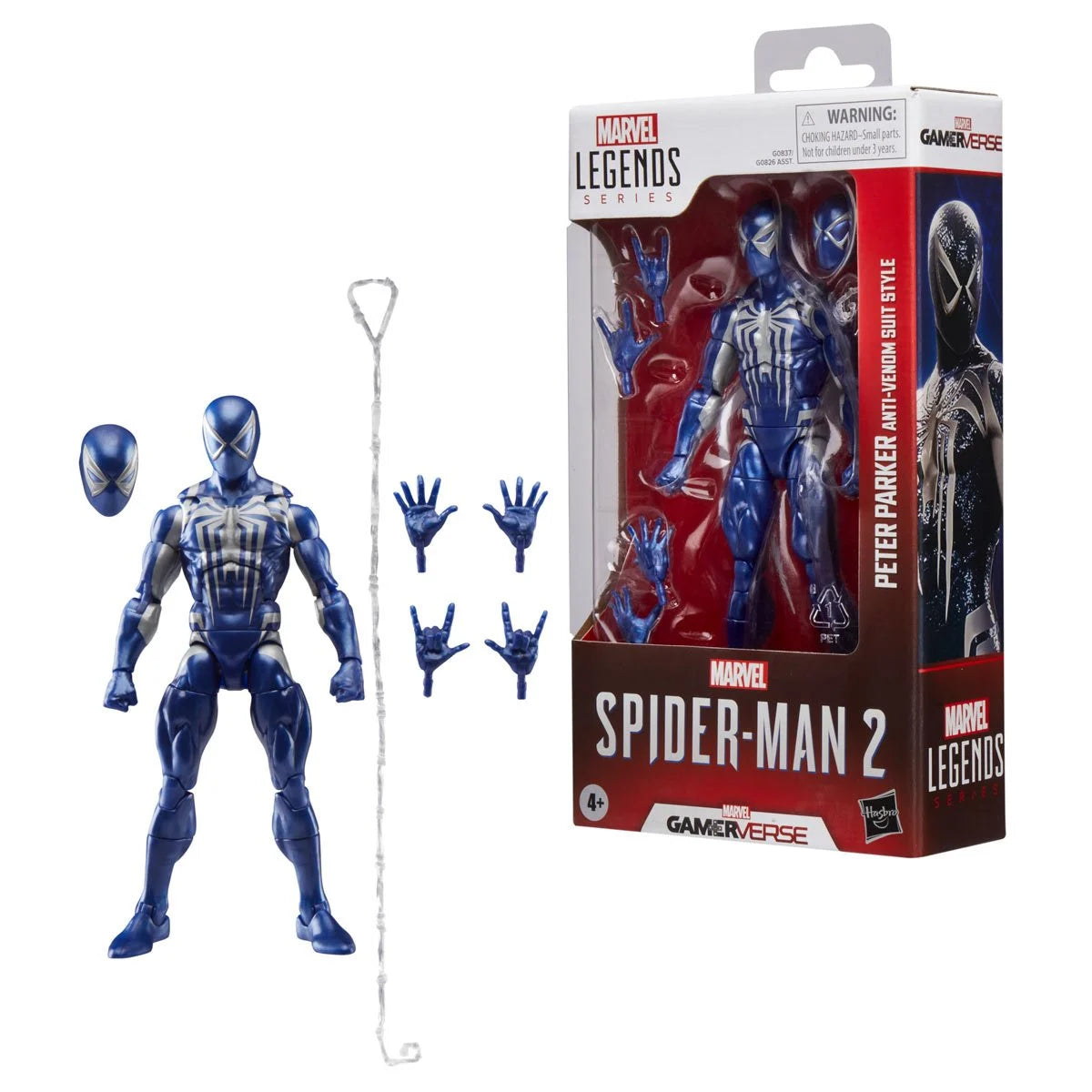 (PREVENTA) Spider-Man Marvel Legends Series Gamerverse Peter Parker Anti-Venom Suit Style 6-Inch Action Figure