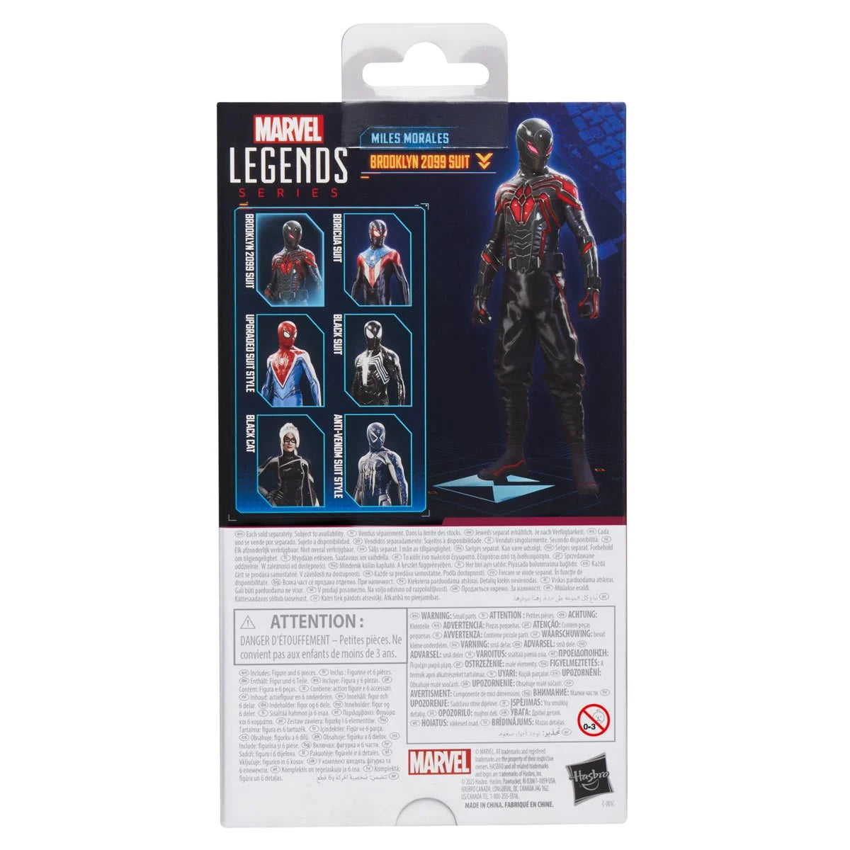 (PREVENTA) Spider-Man Marvel Legends Series Gamerverse Miles Morales Brooklyn 2099 6-Inch Action Figure