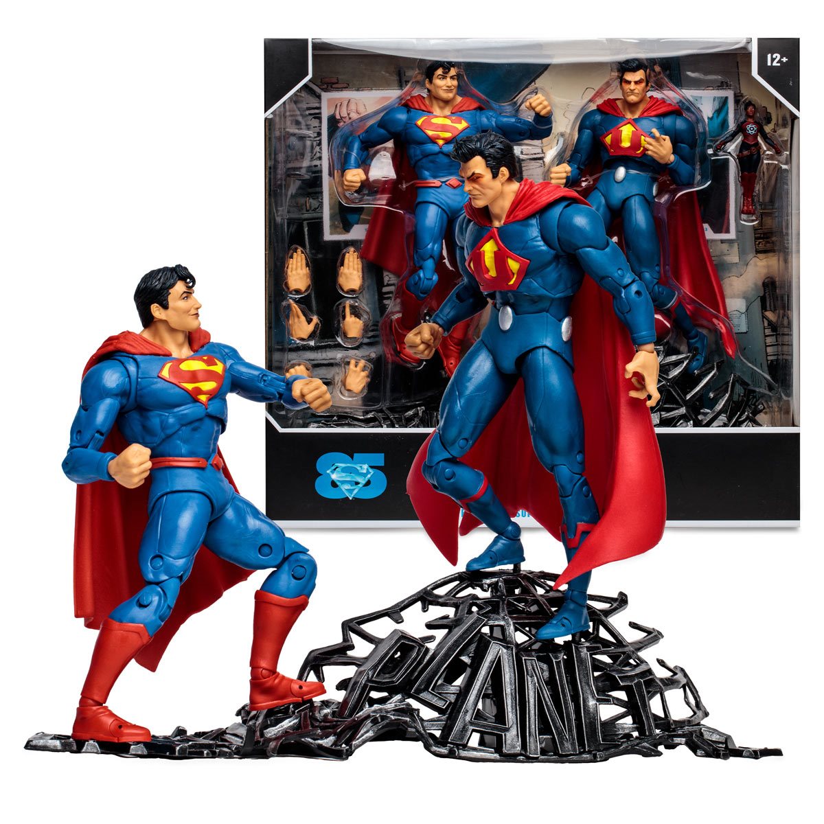 DC Superman vs. Superman of Earth-3 with Atomica 7-Inch Scale Action Figure 2-Pack