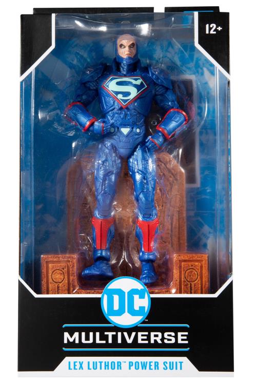 DC Multiverse Lex Luthor Blue Power Suit Justice League: The Darkseid War 7-Inch Scale Action Figure