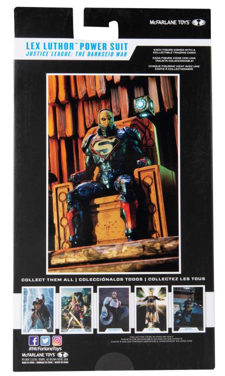 DC Multiverse Lex Luthor Blue Power Suit Justice League: The Darkseid War 7-Inch Scale Action Figure