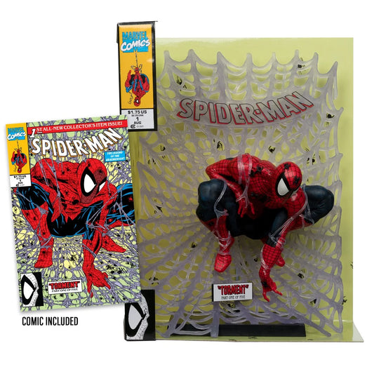 (PREVENTA) Marvel Collection Wave 6 Spider-Man #1 Spider-Man 1:6 Scale Figure with Comic