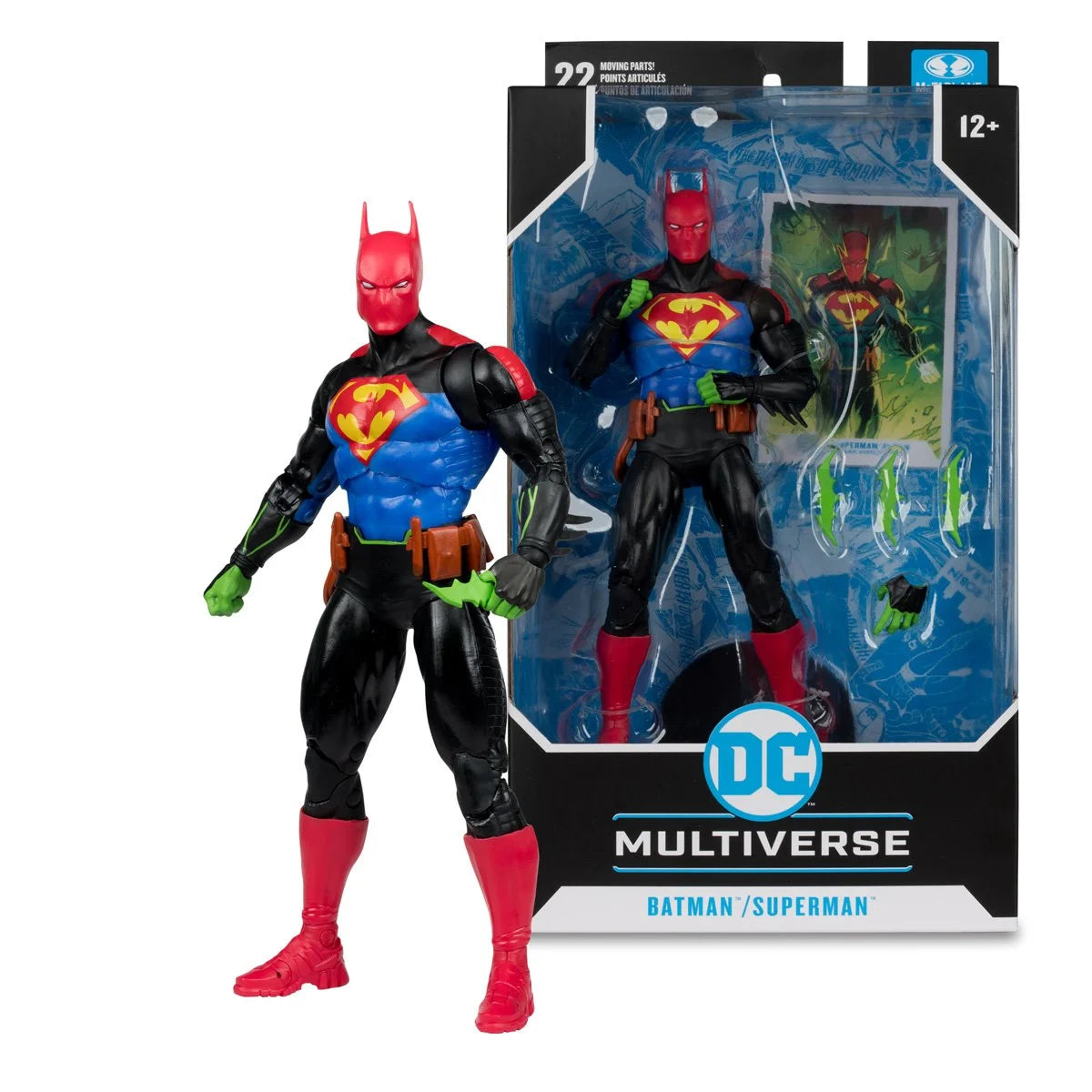 (PREVENTA) DC Multiverse Batman Wave 2 Batman Superman Fusion World's Finest 7-Inch Scale