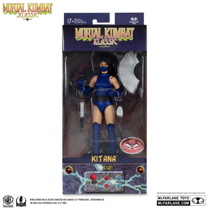 Mortal Kombat Klassic Kitana 7in Action Figure Red Platinum Edition
