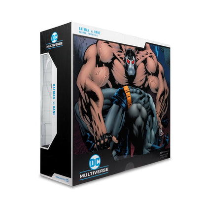 DC Multiverse: Knightfall Batman 7-Inch Scale Figure vs Bane Megafig Action Figure 2-Pack