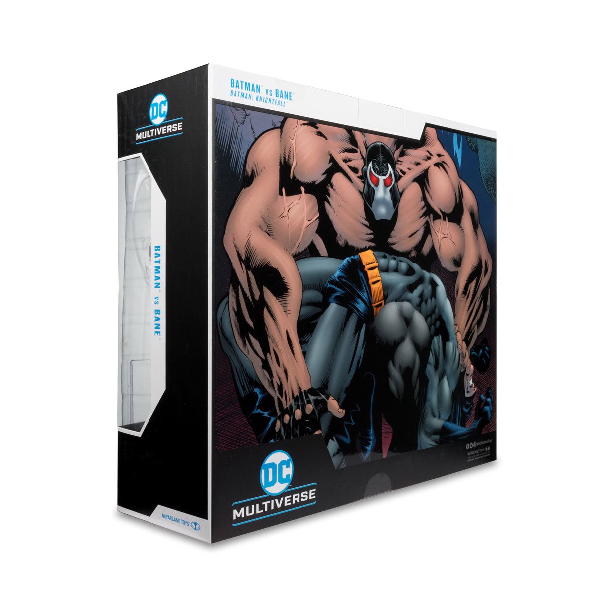 (PREVENTA) DC Multiverse: Knightfall Batman 7-Inch Scale Figure vs Bane Megafig Action Figure 2-Pack