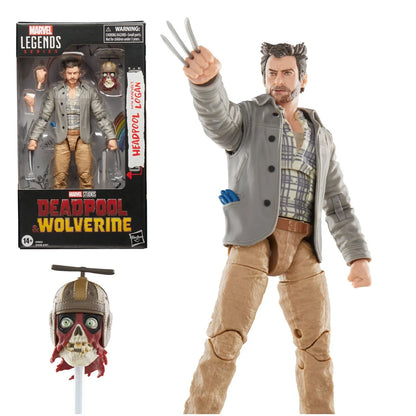 (PREVENTA) Deadpool & Wolverine Marvel Legends Headpool with Logan 6-Inch Action Figure