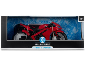 DC Multiverse Red Hood's Sportsbike Red Hood: Outlaw 7-Inch Scale Vehicle