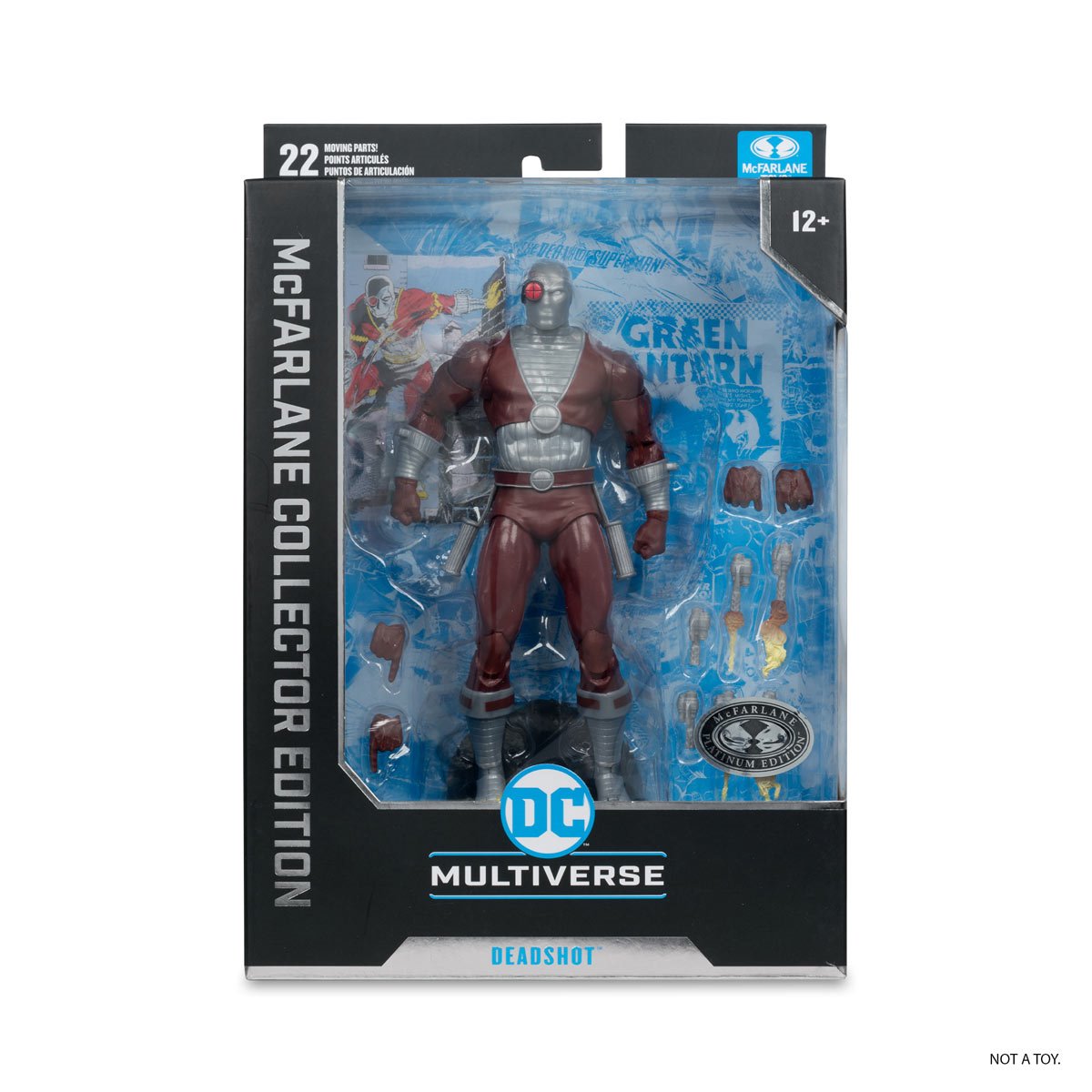 DC McFarlane Collector Edition Wave 10 #35 Deadshot (Platinum)