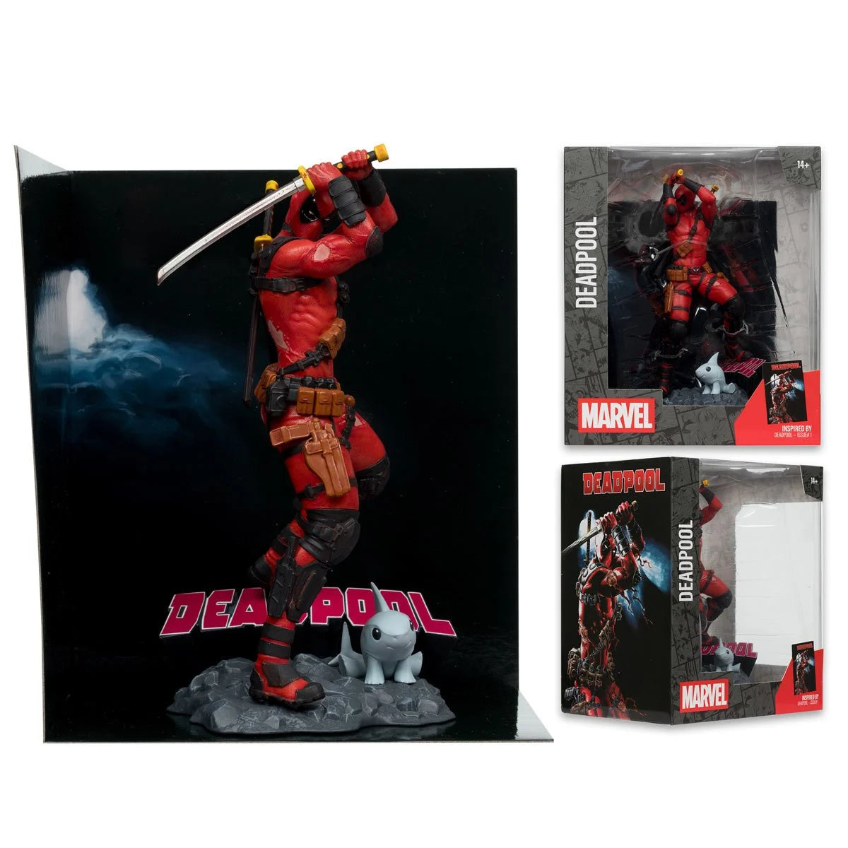 (PREVENTA) Marvel Wave 5 Deadpool #1 1:10 Scale Posed Figure with Scene