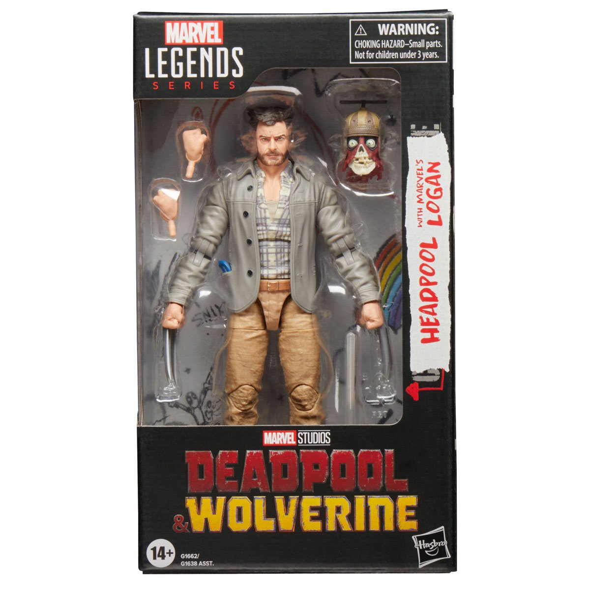 (PREVENTA) Deadpool & Wolverine Marvel Legends Headpool with Logan 6-Inch Action Figure