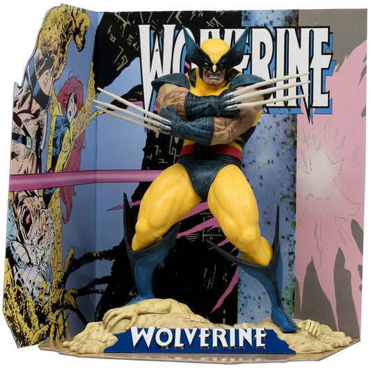 (PREVENTA) Marvel Wave 5 Wolverine #85 1:10 Scale Posed Figure with Scene