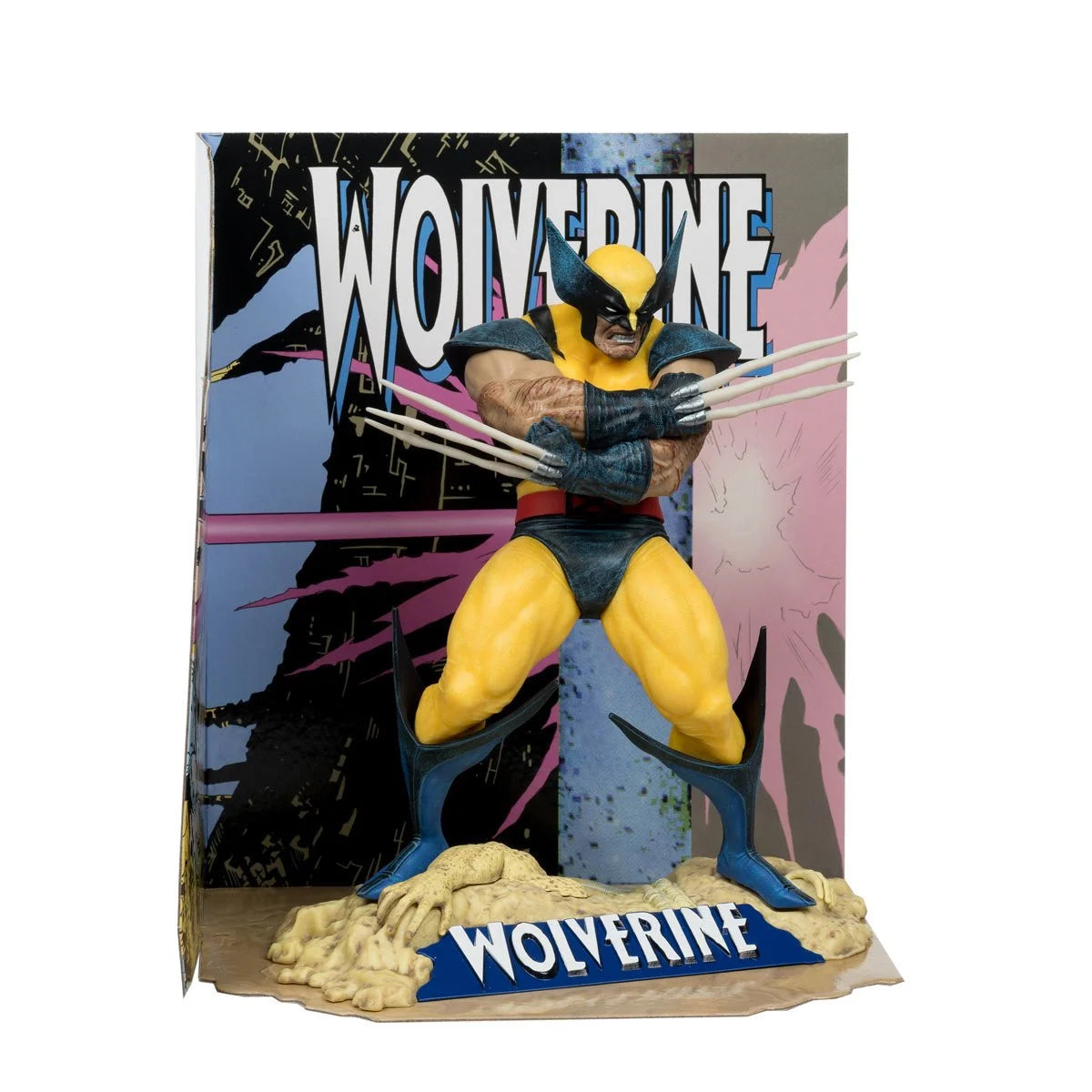 (PREVENTA) Marvel Wave 5 Wolverine #85 1:10 Scale Posed Figure with Scene