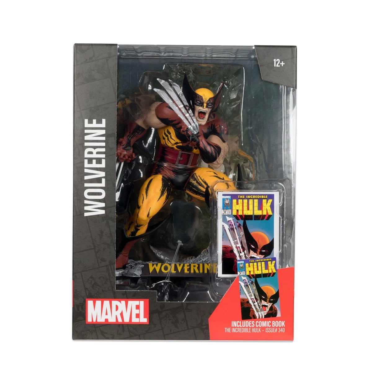 Marvel Wave 2 Wolverine The Incredible Hulk #340 1:6 Scale Posed Figure with Scene