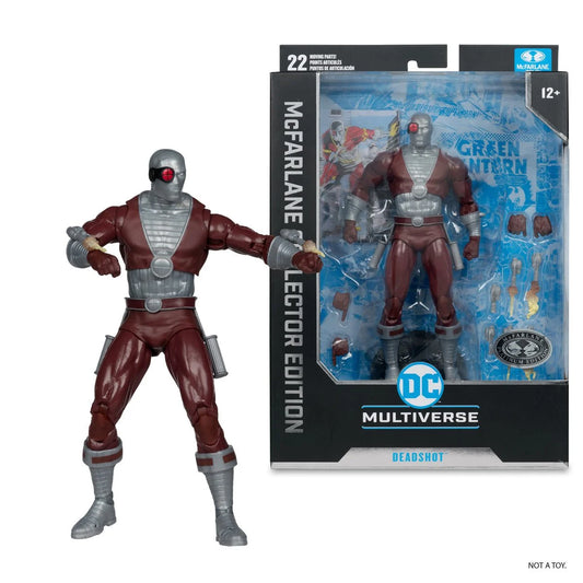 DC McFarlane Collector Edition Wave 10 #35 Deadshot (Platinum)