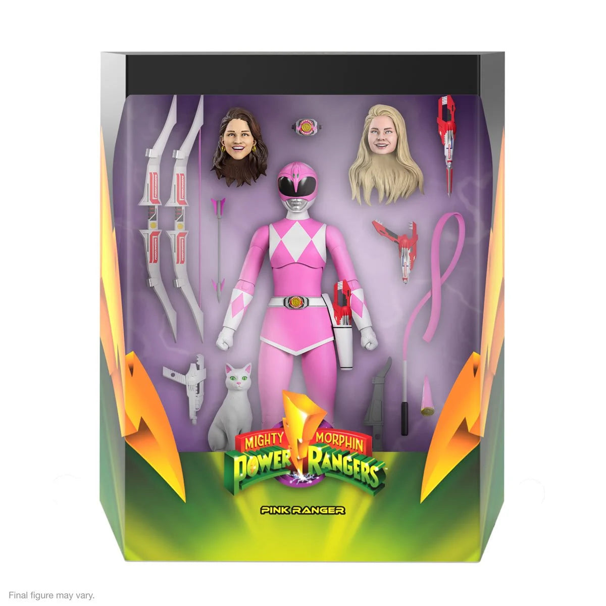 Power Rangers Ultimates Mighty Morphin Pink Ranger 7-Inch Action Figure