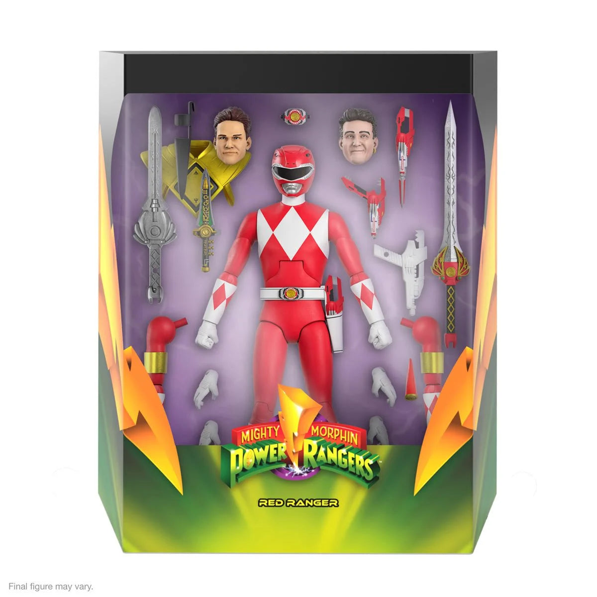 Power Rangers Ultimates Mighty Morphin Red Ranger 7-Inch Action Figure