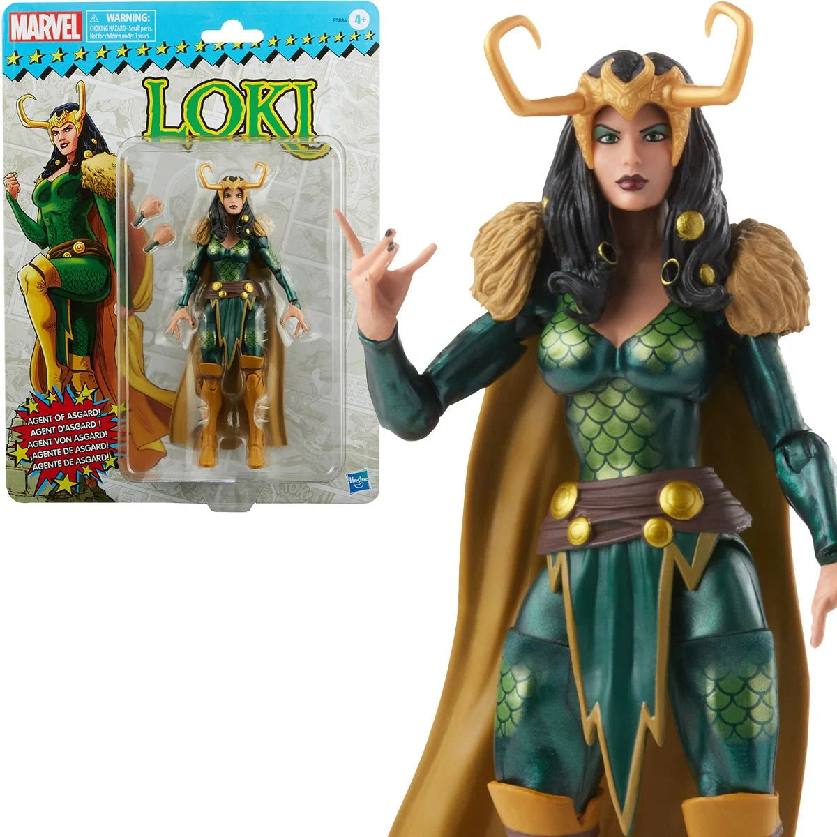 Marvel Legends Agent of Asgard Retro Loki 6-Inch Action Figure