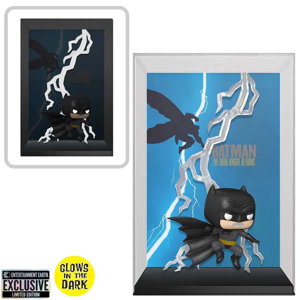 (PREVENTA) Batman: The Dark Knight Returns Glow-in-the Dark Funko Pop! Comic Cover Figure #16 - Entertainment Earth Exclusive
