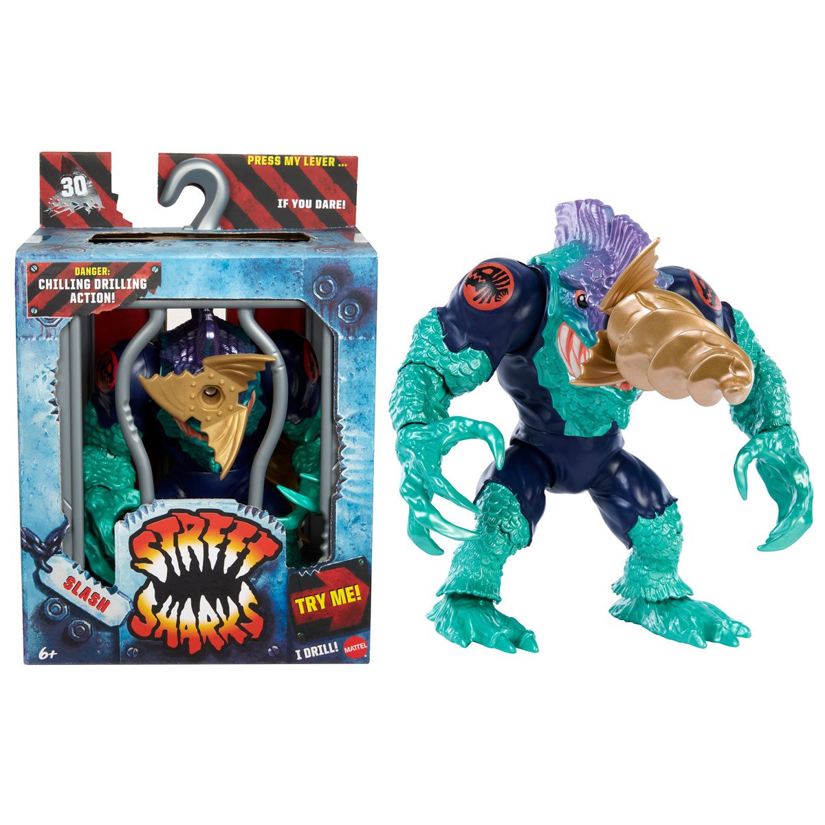 (PREVENTA) Street Sharks 30th Anniversary Action Figure Case of 3 Wave