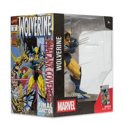 (PREVENTA) Marvel Wave 5 Wolverine #85 1:10 Scale Posed Figure with Scene