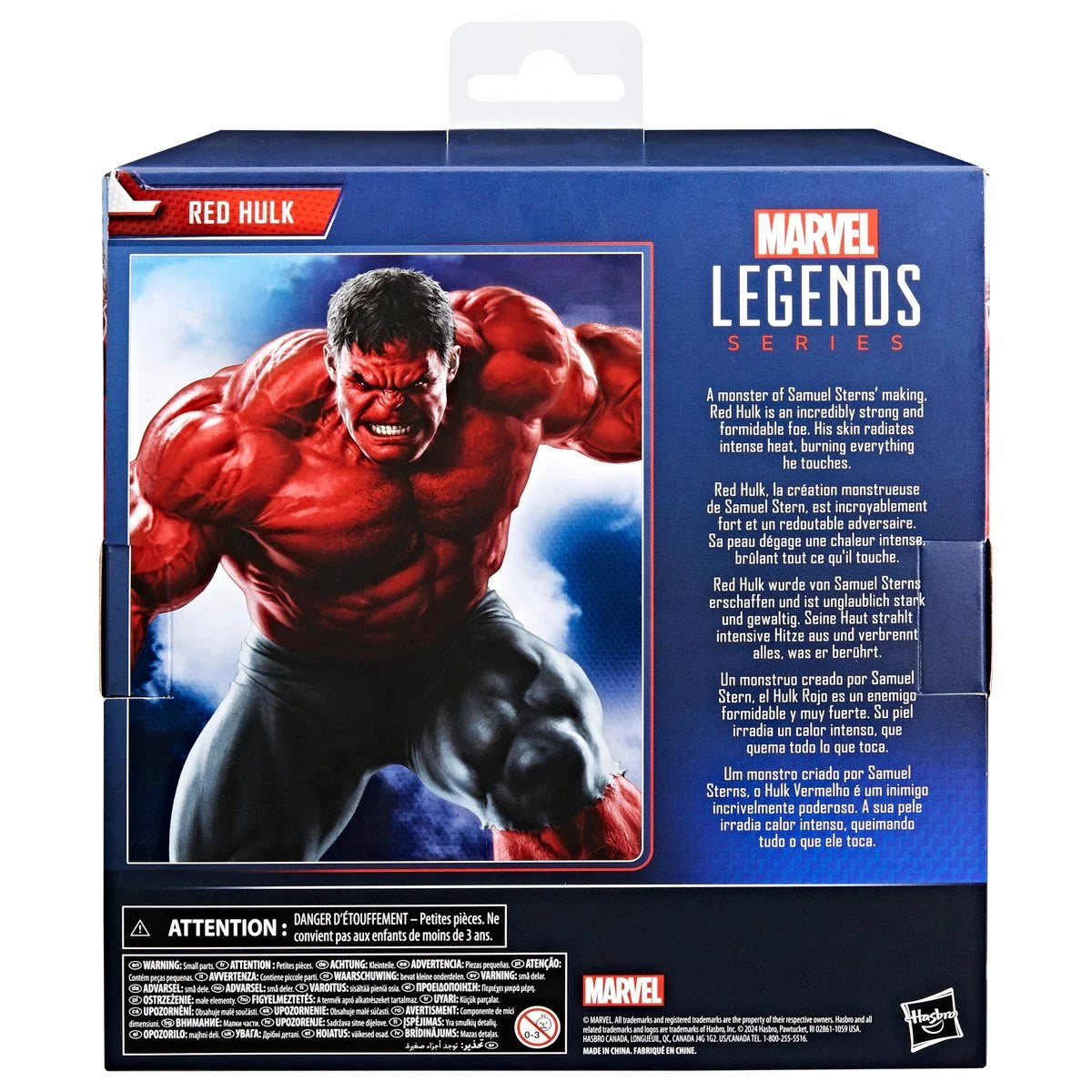 (PREVENTA) Captain America: Brave New World Red Hulk Deluxe 6 Inch Action Figure