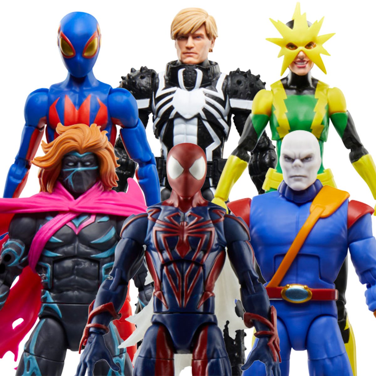 (PREVENTA) Spider-Man Retro Marvel Legends 6-Inch Action Figures 2025 Wave 1 Case of 6