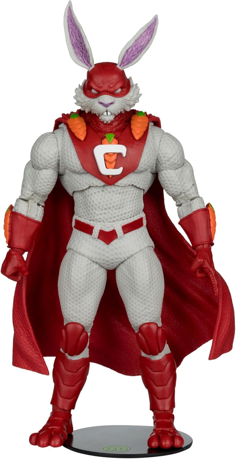 (PREVENTA) McFarlane Toys - DC Multiverse Captain Carrot (Justice League Incarnate), Glow in The Dark Edition, 7in Action Figure, Gold Label, Amazon Exclusive