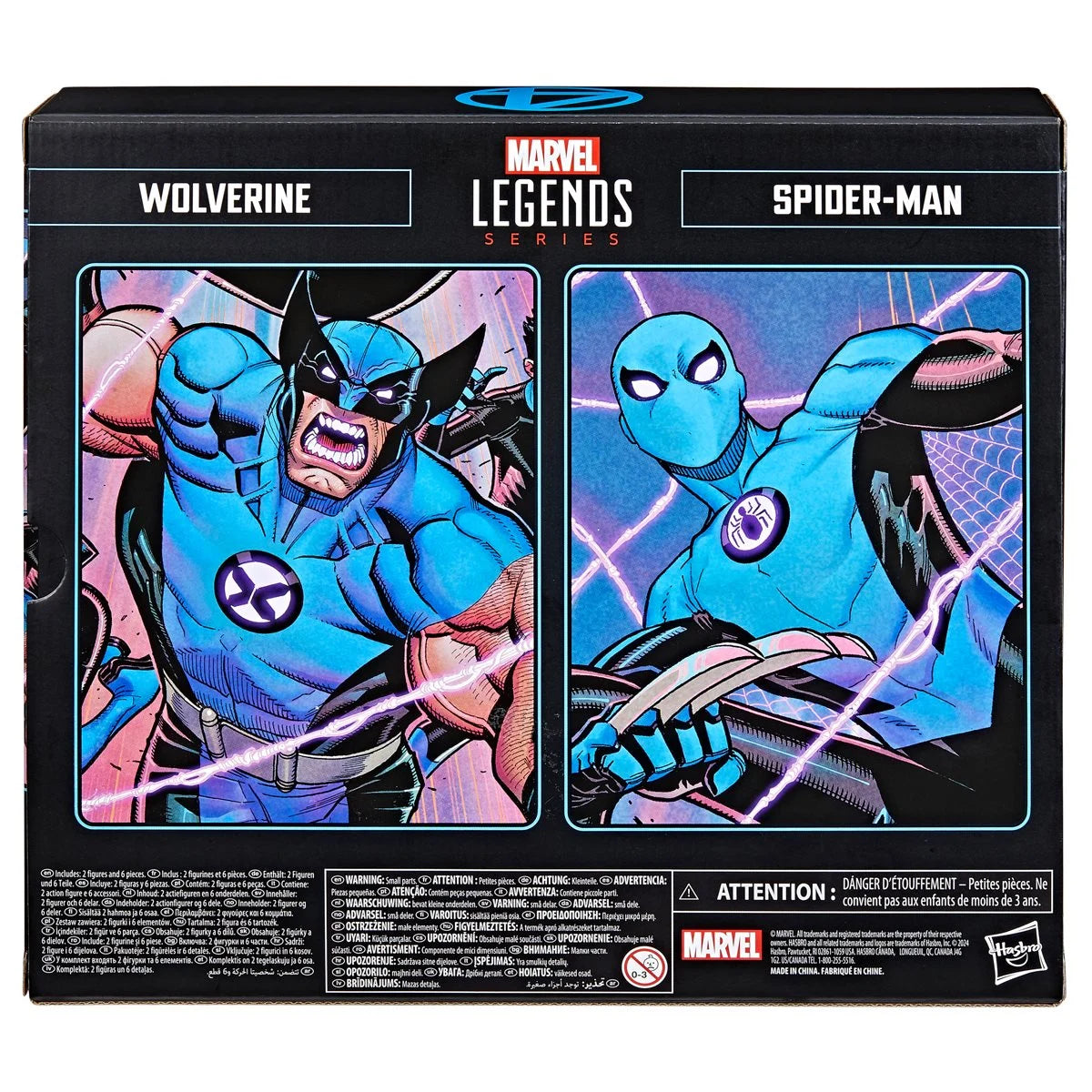(PREVENTA) Fantastic Four Marvel Legends Series Wolverine and Spider-Man 6-Inch Action Figure 2-Pack