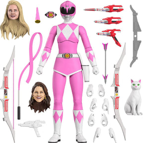 Power Rangers Ultimates Mighty Morphin Pink Ranger 7-Inch Action Figure