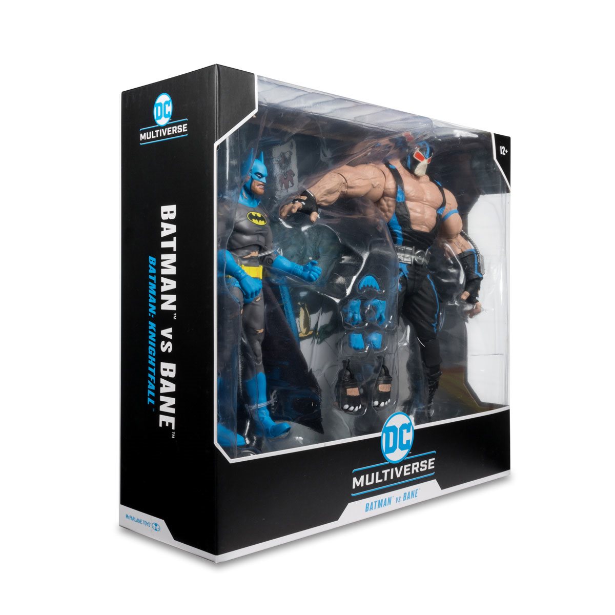 DC Multiverse: Knightfall Batman 7-Inch Scale Figure vs Bane Megafig Action Figure 2-Pack