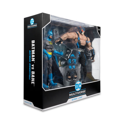 DC Multiverse: Knightfall Batman 7-Inch Scale Figure vs Bane Megafig Action Figure 2-Pack