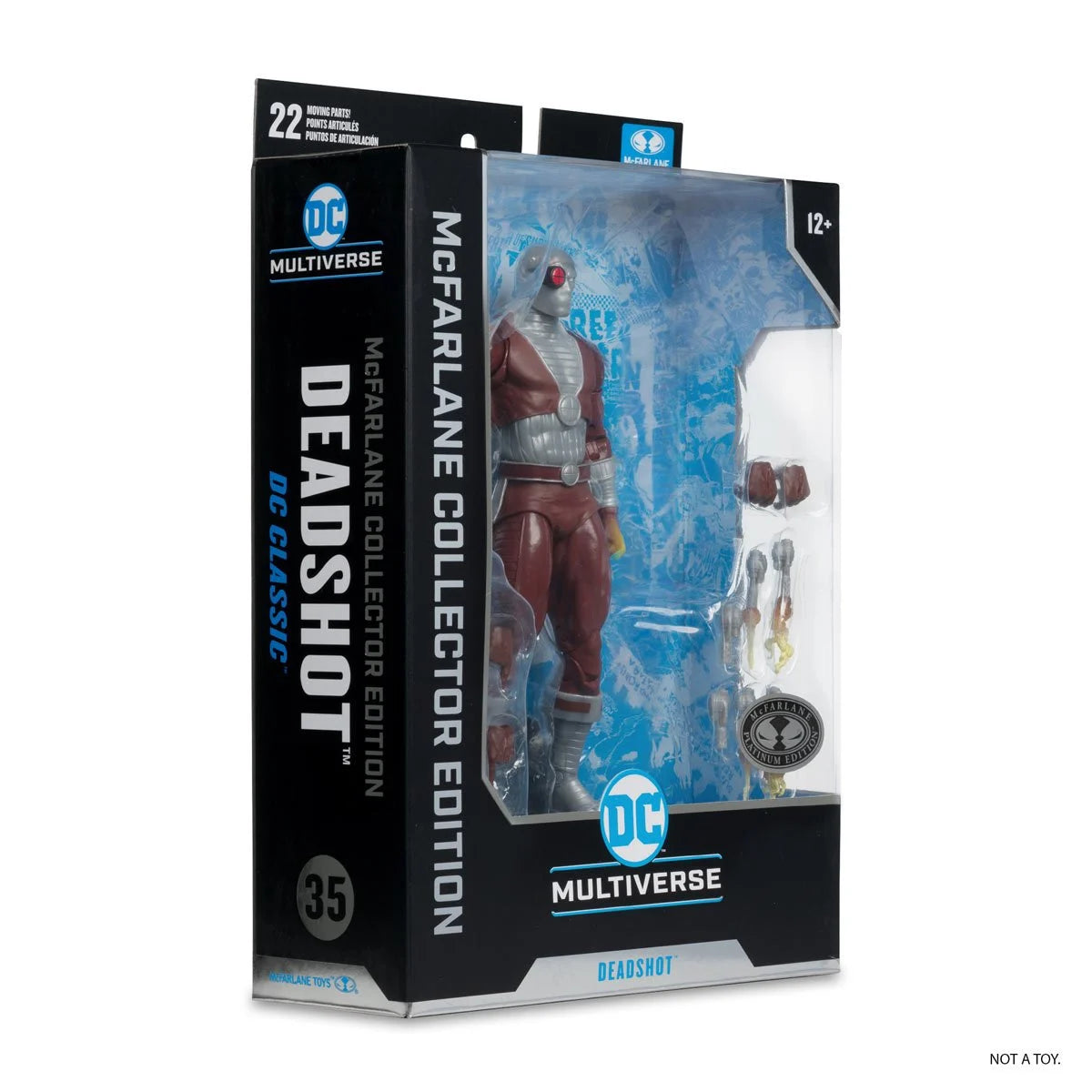 DC McFarlane Collector Edition Wave 10 #35 Deadshot (Platinum)