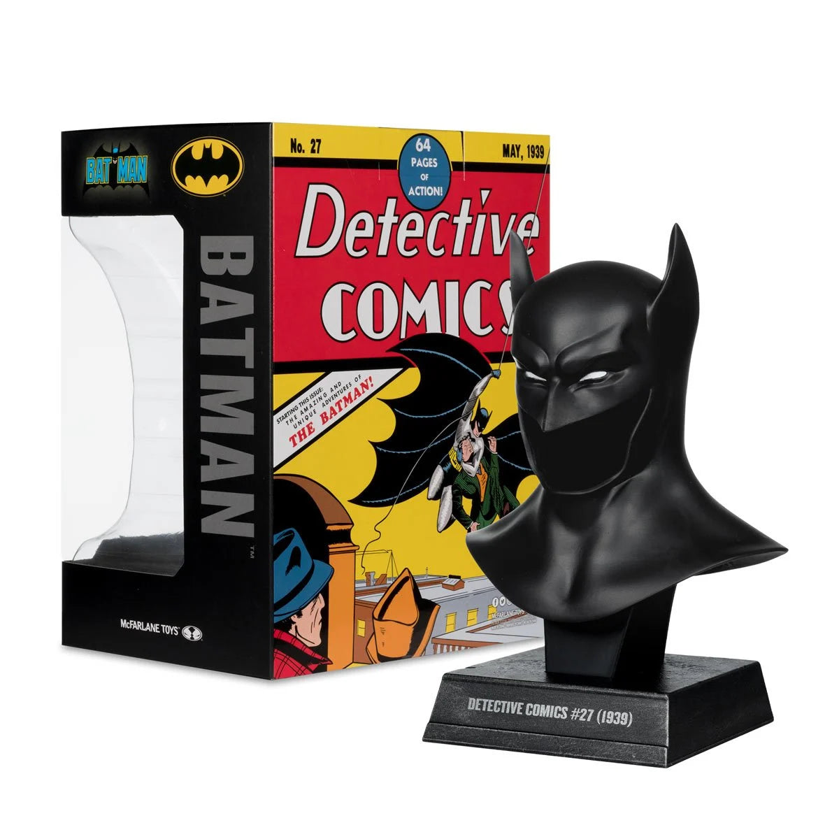 (PREVENTA) DC Direct Prop Replica Wave 2 Batman Detective Comics #27 1st Appearance 1:3 Scale Cowl