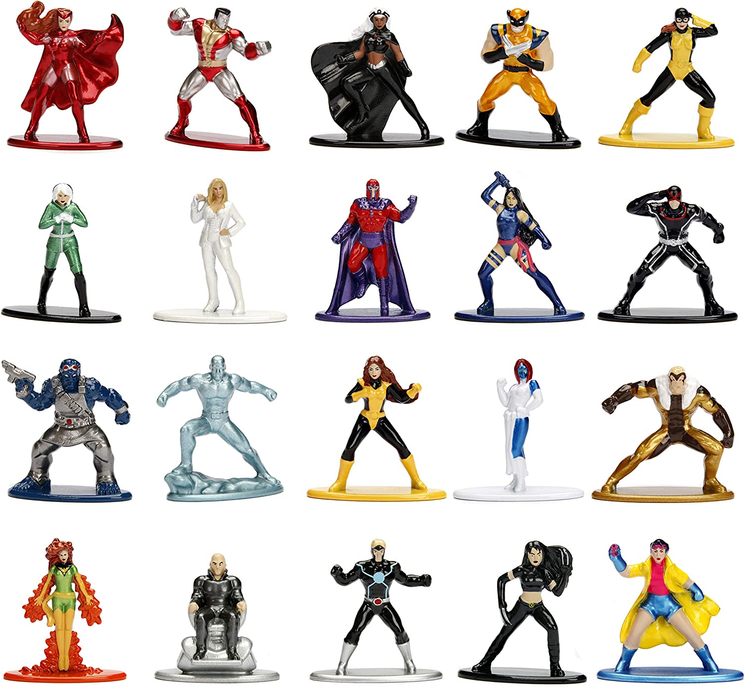 X-Men Marvel Nano Metalfigs Die-Cast Metal Mini-Figures 20-Pack