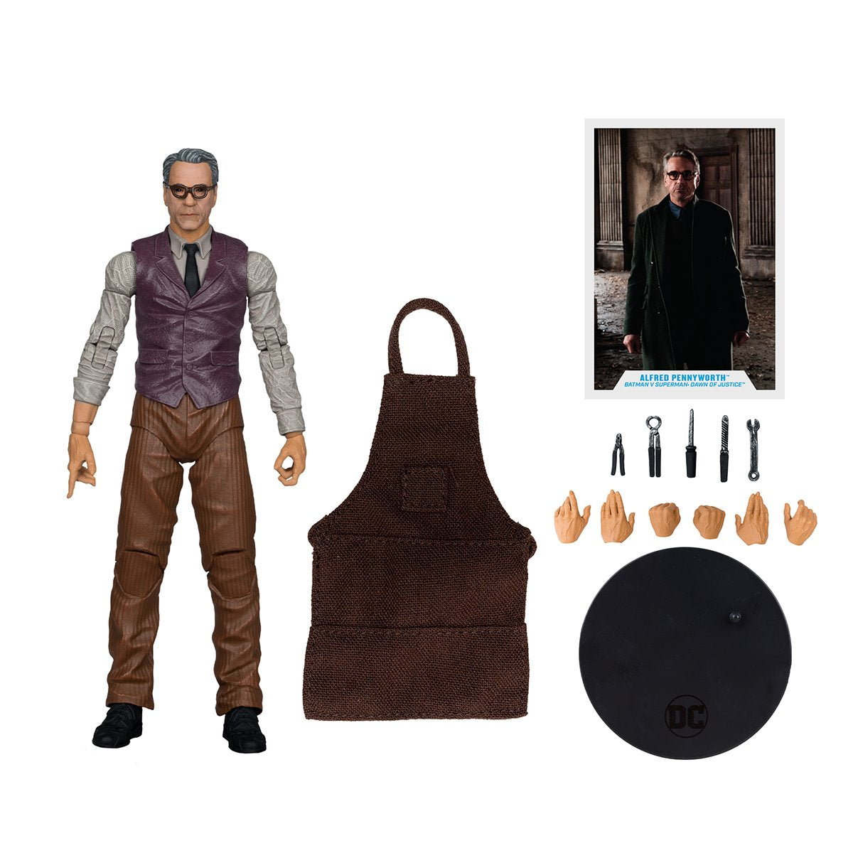 DC Multiverse Batman Theatrical Wave 3 Alfred Pennyworth Batman v Superman: Dawn of Justice 7-Inch Scale Action Figure