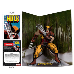 Marvel Wave 2 Wolverine The Incredible Hulk #340 1:6 Scale Posed Figure with Scene