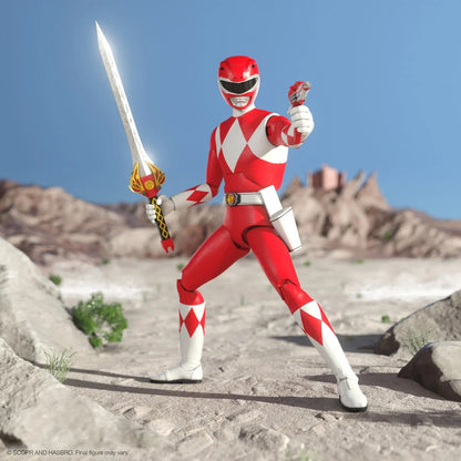 Power Rangers Ultimates Mighty Morphin Red Ranger 7-Inch Action Figure