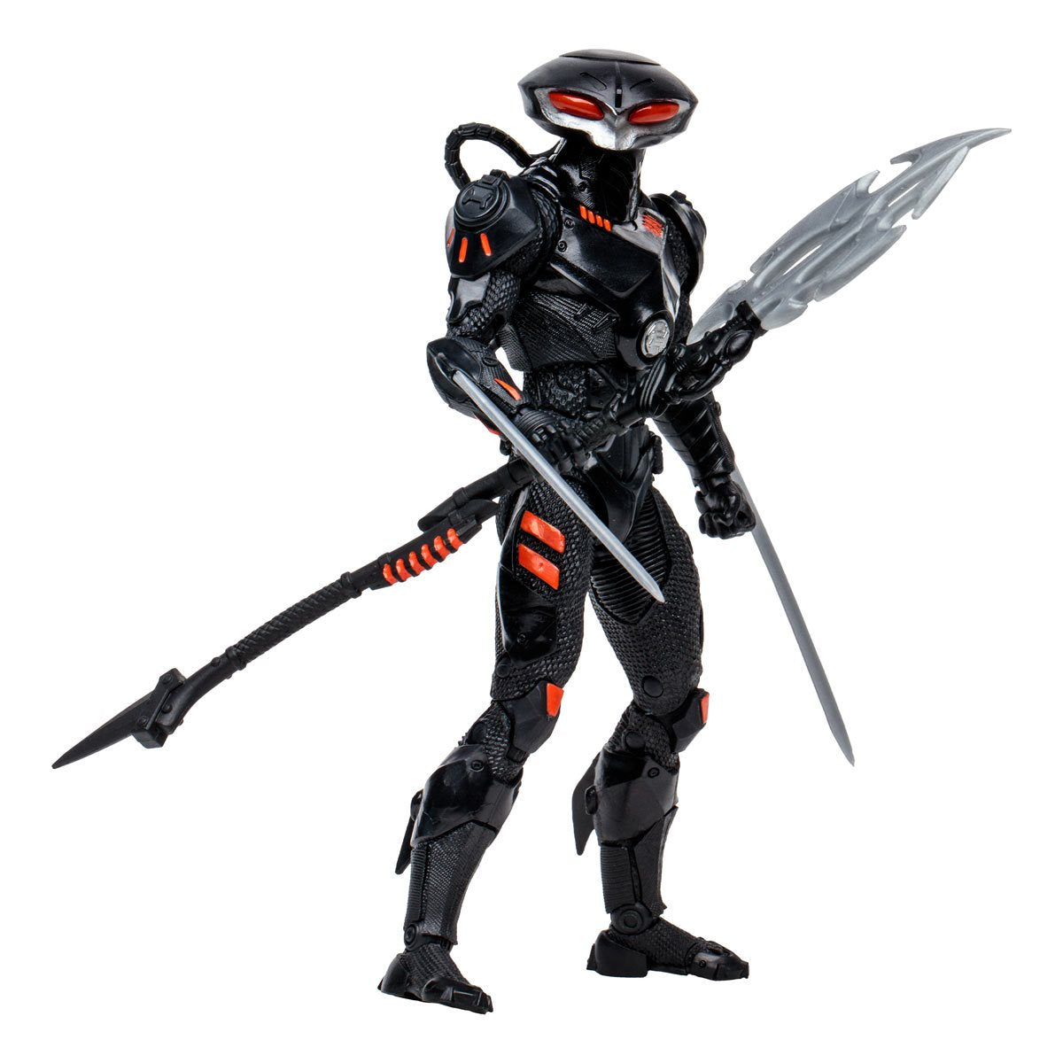 Black Manta 7-Inch Scale Action Figure with Comic Book