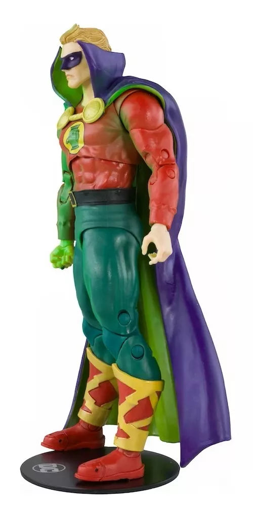 DC MCFARLANE COLLECTOR EDITION WAVE 1 GREEN LANTERN ALAN SCOTT DAY OF VENGEANCE Ed. PLATINO 7-INCH SCALE ACTION FIGURE