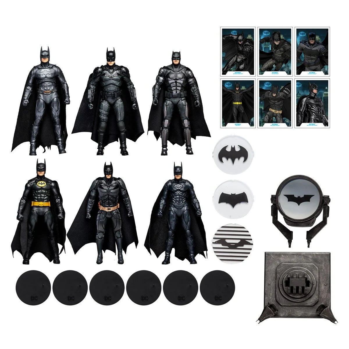 DC Multiverse WB100 Batman The Ultimate Movie Collection 7-Inch Action Figure 6-Pack