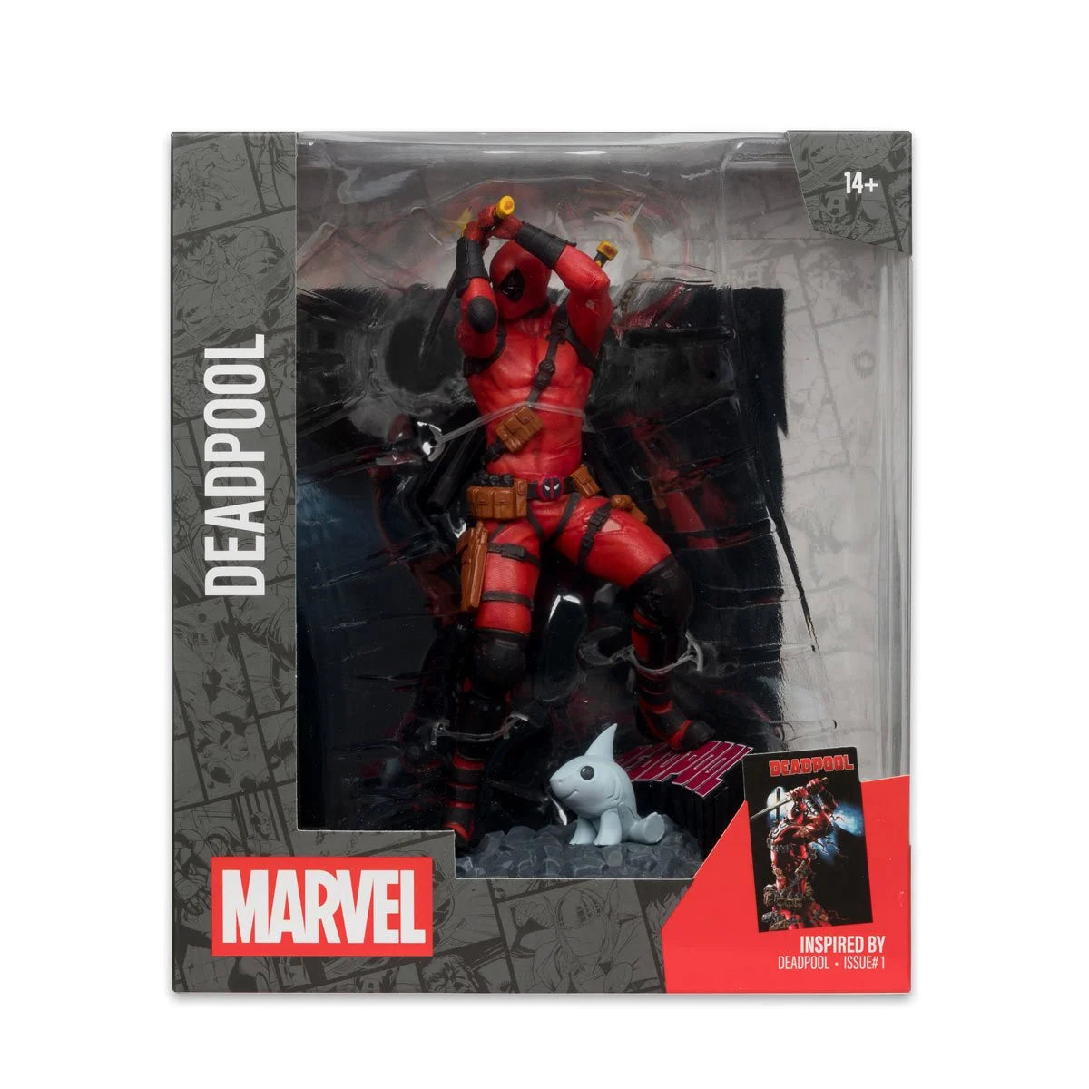 (PREVENTA) Marvel Wave 5 Deadpool #1 1:10 Scale Posed Figure with Scene