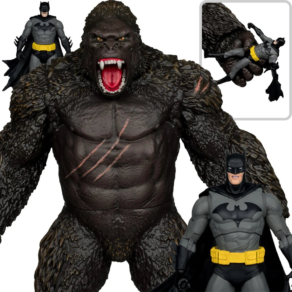 (PREVENTA) DC Multiverse Batman vs. Kong Megafig Justice League vs. Godzilla vs. Kong Action Figure 2-Pack