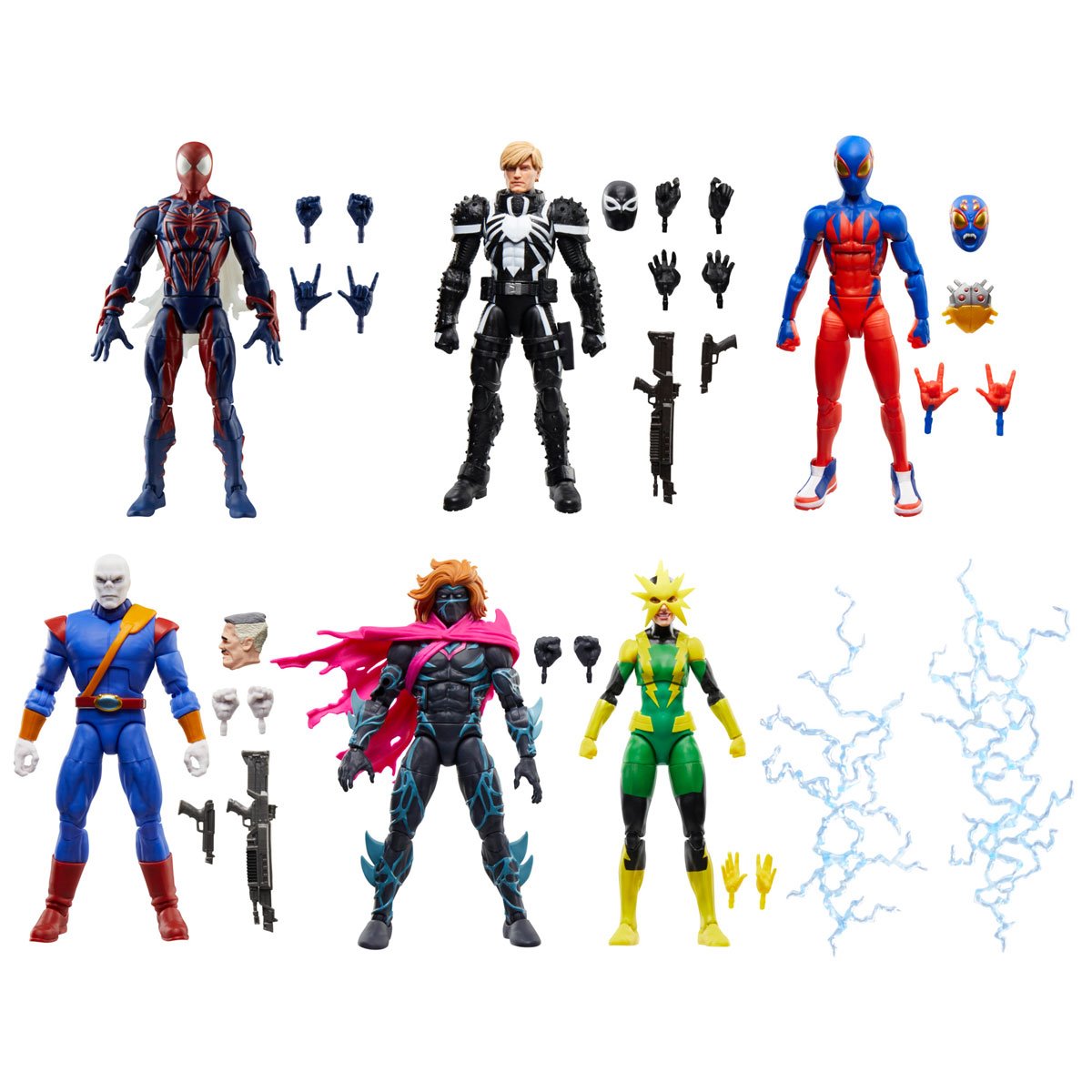 (PREVENTA) Spider-Man Retro Marvel Legends 6-Inch Action Figures 2025 Wave 1 Case of 6