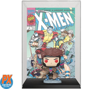 (PREVENTA) X-Men #1 (1991) Gambit Funko Pop! Comic Cover Vinyl Figure with Case #21 - FCBD Previews Exclusive