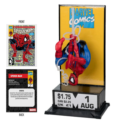 (PREVENTA) Marvel Wave 5 Spider-Man Spider-Man Corner Box 1:10 Scale Posed Figure with Scene