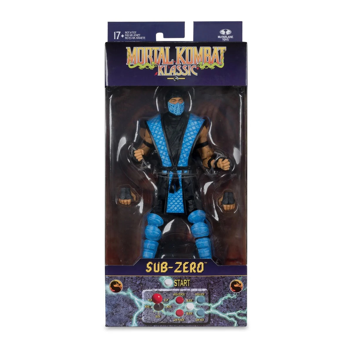 (PREVENTA) Mortal Kombat Klassics Wave 1 Sub-Zero 7-Inch Scale Action Figure
